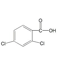 2,4-dichlorobenzoic acid structural formula