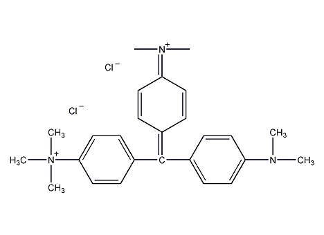 Methyl green structural formula
