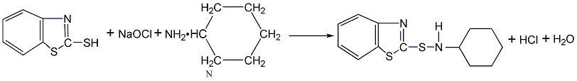 n-cyclohexyl-2-benzothiazole sulfenic acid amide
