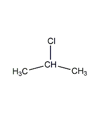 2-chloropropane structural formula