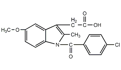 indomethacin structural formula