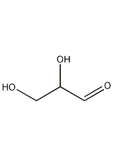 dl-glyceraldehyde structural formula