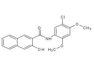 n-(5-chloro-2,4-dimethoxyphenyl)-3-hydroxy-2-naphthylcarboxamide
