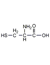 L-cysteine ​​structural formula