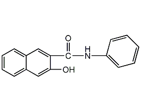 n-(3-hydroxy-2-naphthoyl)aniline structural formula