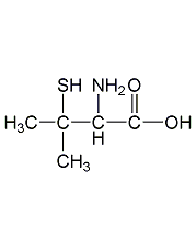 D-(-)-Penicillamine structural formula