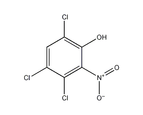 3,4,6-trichloro-2-nitrophenol structural formula