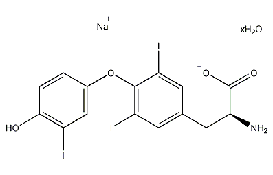 3,3',5-triiodo-l-thyronine sodium salt structural formula