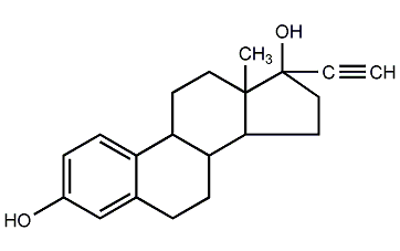 ethinyl estradiol structural formula