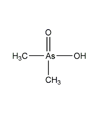 dimethylarsinic acid structural formula